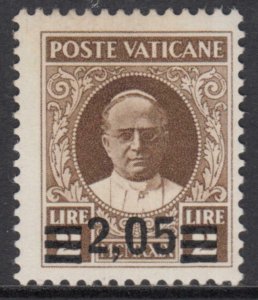 ITALY Vaticano - Provvisoria - Sass. n.37 - Signed Raybaudi - cv 770$ - MNH**