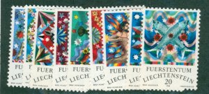 Liechtenstein 598-609 MNH CV $8.20 BIN $4.10