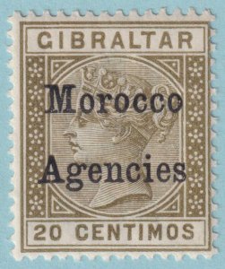 BRITISH OFFICES ABROAD - MOROCCO 14  MINT HINGED OG * NO FAULTS VERY FINE - LEL