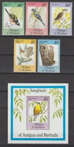 ANTIGUA & BARBUDA 1984 SG 869/75 + MS 874  MNH