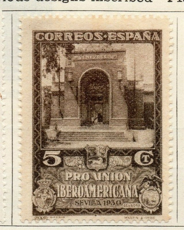 Spain 1930 Seville Exhibition Columbus Issue Fine Mint Hinged 5c. 041104