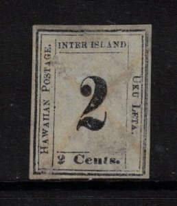 Hawaii #16 Very Fine Used Plate 3D Type X Pos 10 Lightened Cancel Subtle Thins