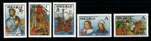 ANGUILLA SG739/43 1986 500TH ANNIV OF DISCOVERY OF AMERICA MNH
