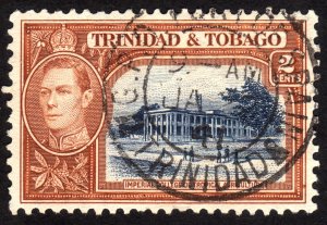 1938, Trinidad & Tobago 2c, Used, Sc 51, VF-XF-87