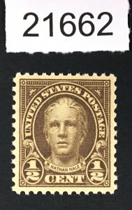 MOMEN: US STAMPS # 653 MINT OG NH XF+ POST OFFICE FRESH CHOICE LOT # 21662