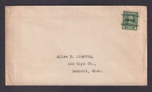 Canada 5-217 Windsor precancel style 5 on cover to Detroit