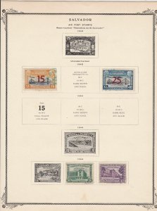 salvador stamps page ref 17189