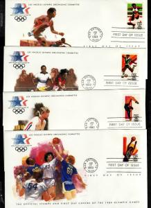 U.S. 1983 Set of 4 Olympics FDC!