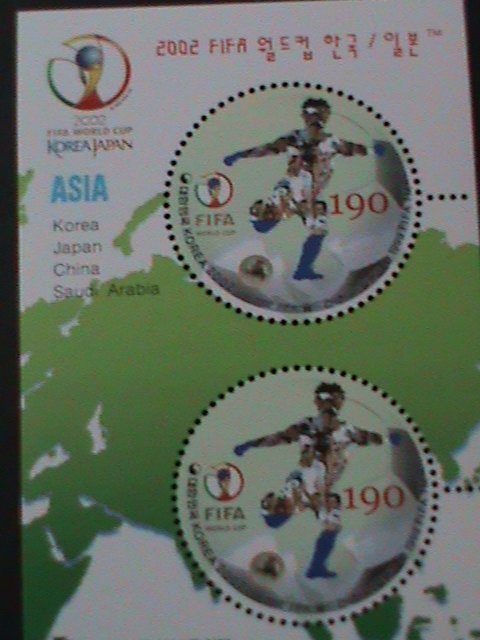 ​KOREA-2002 FIFA WORLD CUP SOCCER-JAPAN & KOREA MNH S/S-VERY FINE