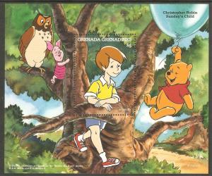 GRENADA GRENADINES Sc# 1950 MNH FVF Souvenir Sht Disney Winnie Pooh