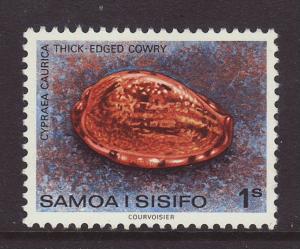 1978 Samoa 1s Thick-Edged Cowry Mint
