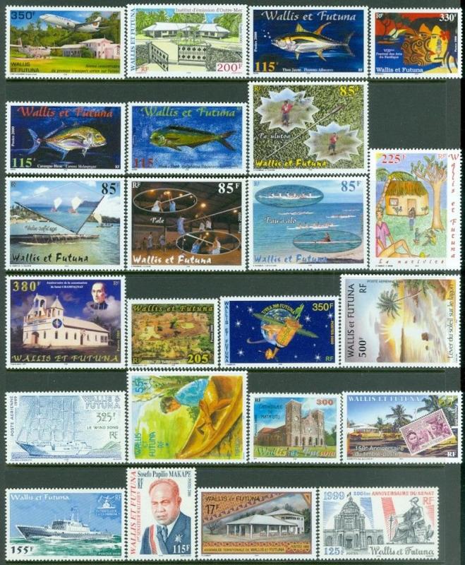 EDW1949SELL : WALLIS Beautiful Diff VFMNH collect almost all between 1991-2000