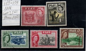 Fiji 155-159 Mint hinged