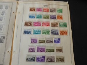 Turkey 1865-1960 Stamp Collection on Album Pages 