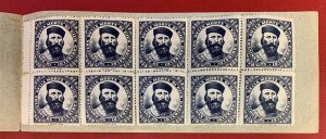 Garibaldi, 1932, 5 Diff. Booklets, Each with a Pane of 10 Poster Stamps, Rare 