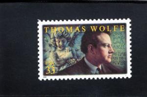 3444 Thomas Wolfe, MNH, CV $ .65