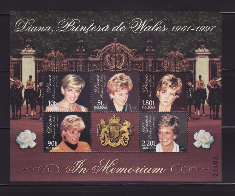 Moldova 282 Set MNH Princess Diana