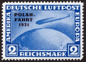 1931, Germany, Graf Zeppelin, MNH, REPRINT, Sc C41