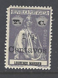 Lourenco Marques Sc # 162 mint hinged (RS)