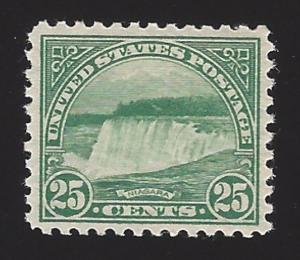 US #568 1922-25 Green Unwmk Perf 11 MNH VF Scv $37.50