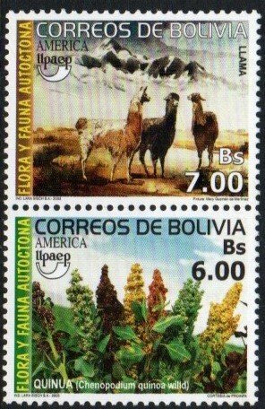 Bolivia Stamp 1209  - America Issue; Flora and fauna