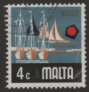 Malta 462 Yachts Docked At The Marina 1973