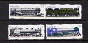 Canada Scott 1119a-21 MNH - Canadian Locomotives (1925-45)