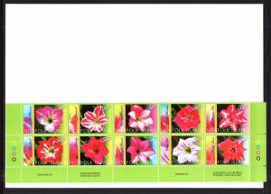 Norfolk Islands 823a Flowers Booklet MNH VF