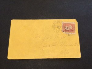 United States 1867 George Washington with Grill stamps cover Ref 59394