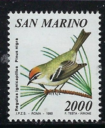 San Marino 1220 MNH 1990 Bird (fe8604)