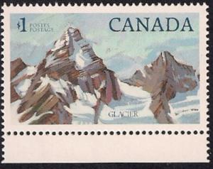 Canada #934 1Dollar Glacier National Park mint OG NH XF