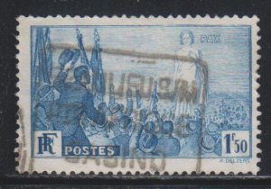 France,  1.50fr Peace (SC# 321) Used