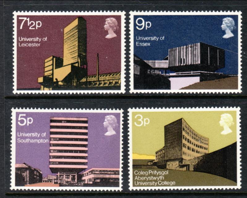 Great Britain 657-661 Architecture MNH VF