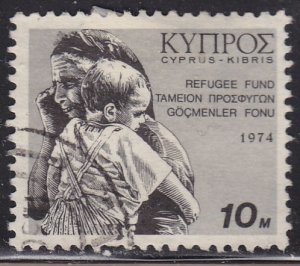 Cyprus RA2 Postal Tax Stamp 1974