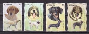 Romania 2012 STAMPS Dogs, MNH, animals, full series