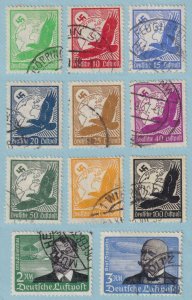 GERMANY C46 - C56 AIRMAILS  USED SET - NO FAULTS VERY FINE! - S879