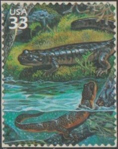 3378g, Single. Pacific Giant Salamander MNH, .33 cent