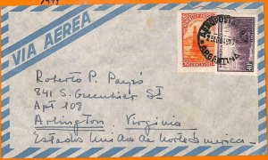 aa2764  -  ARGENTINA - POSTAL HISTORY -  AIRMAIL COVER to the USA 1949