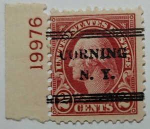 Scott Stamp# 634b - Used Scarce 1926 2¢ Washington Carmine-Lake.  SCV $500.00