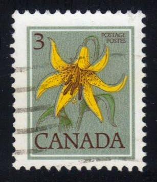 Canada #708 Canada Lily, used (0.25)