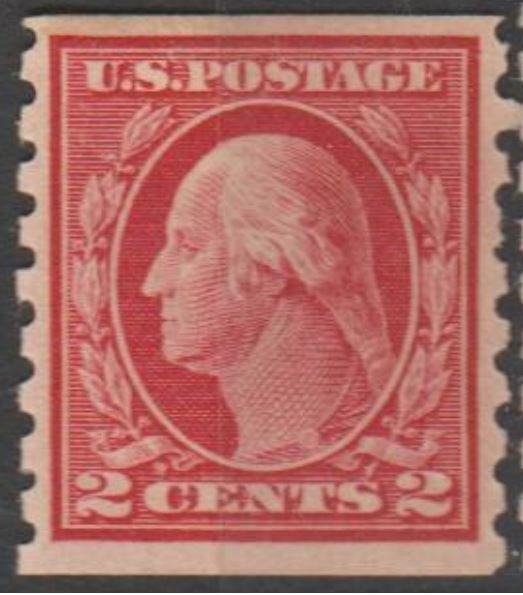 U.S. Scott #413 Coil Washington Stamp - Mint Single - IND