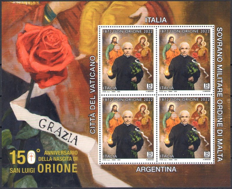 2022 Italy - Republic, 150th Anniversary Birthday St. Louis Orion - MNH**