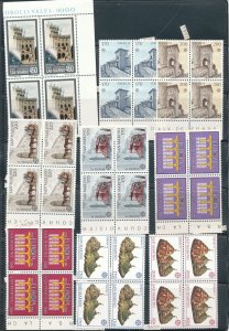 San Marino 1971/85 Buildings Architecture Blocks MNH (68 Stamps) CP382