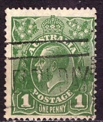 Australia; 1926: Sc. # 67:  Used Single Stamp