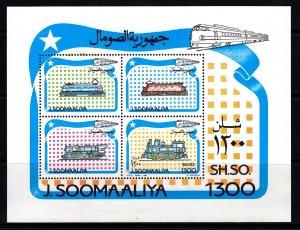 Somalia 1994 Trains Mint MNH Miniature Sheet