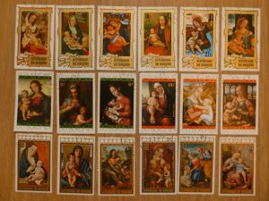 BURUNDI stamps NOEL 1968-1976 Art Christmas #1