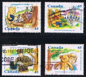 Canada #1618-21 Winnie the Pooh VF Used Set