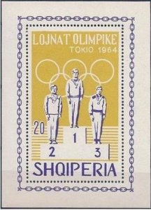 Albania 1964 MNH Stamps Souvenir Sheet Scott 764 Sport Olympic Games