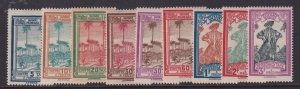 French Guiana, Scott J13-J21 (Yvert TT13-TT21), mostly MLH