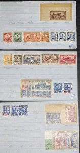 EDW1949SELL : TUNISIA Useful Mint & Used collection in O/T approval pgs Cat $968